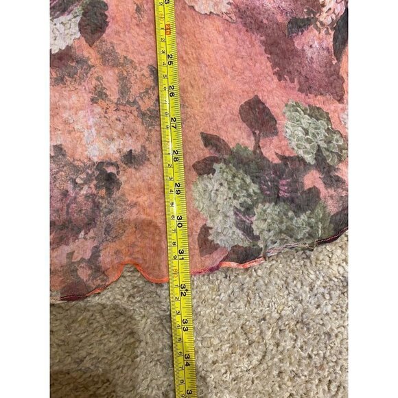 Aratta Silent Journey Women's Love Memory Sweater Size M Silk & Knit Floral Top - Picture 6 of 8